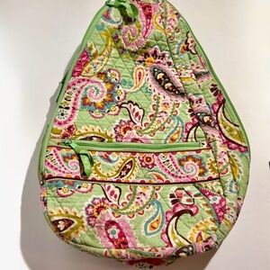 🏸 Vera Bradley Sling Tennis Backpack • Tutti Frutti • Retired Pattern • Quilted